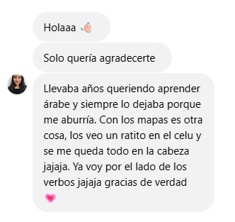 Testimonio de estudiante de Árabe Ilustrado